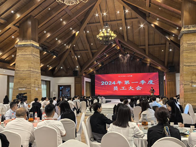 金年会召开2024年第一季度员工大会，集思广益谋发展，总结问题展未来